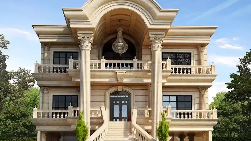فروش، دو طبقه ویلایی صفر، درب از حیاط، گلشن